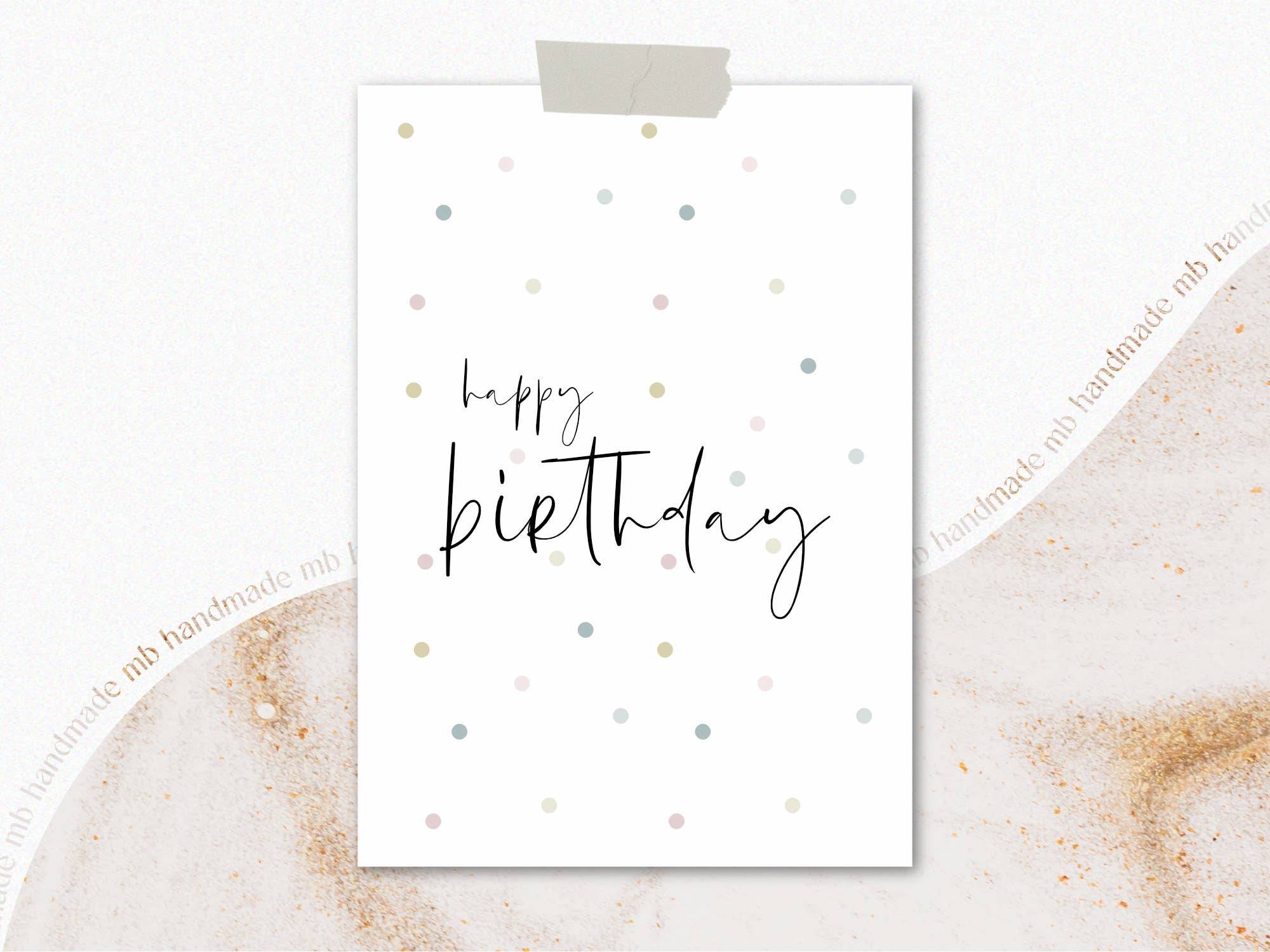 mb handmade - Wholesale Birthday Card - happy birthday | points1