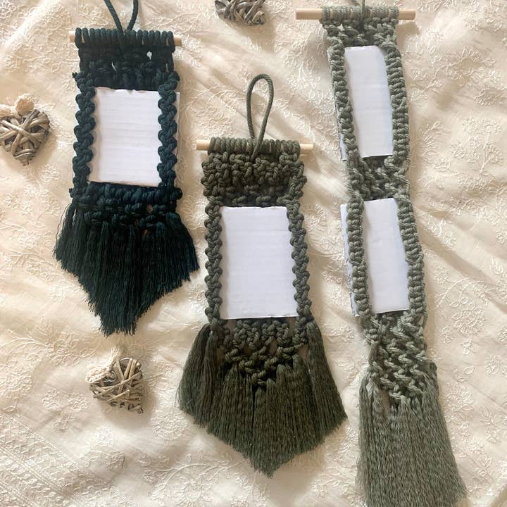 Knotting Studio - Wholesale Picture Frame - Macrame Photo Frame Hanger/Valentine gift/Home Decor