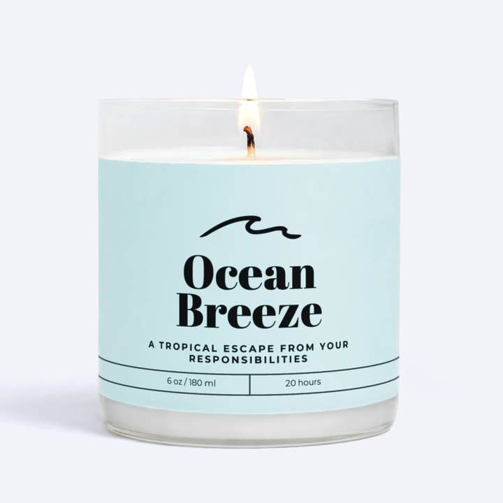 Plain Truth - Ocean Breeze Scented Candle for wholesale by 54 Celsius