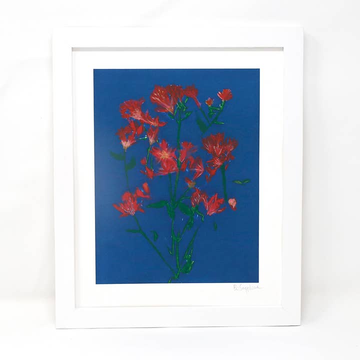Impression d'art giclée Red Bouquet pour la vente par Little Gem Gallery