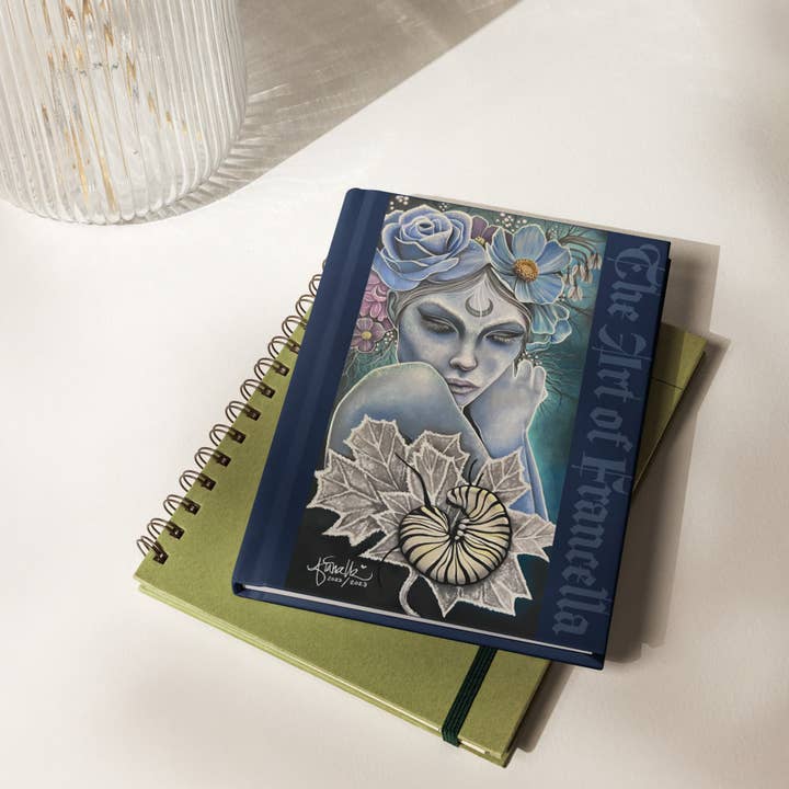 “Winter Frost” Hardcover journal matte for wholesale by The Art of Francella