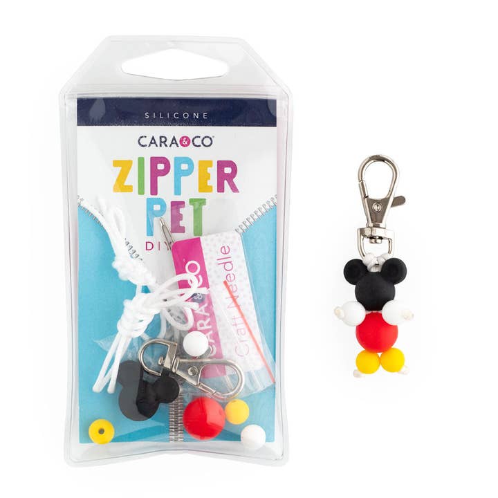 Animali con cerniera Topolino Domestico per la vendita all'ingrosso da parte di Cara & Co Silicone Craft Supply