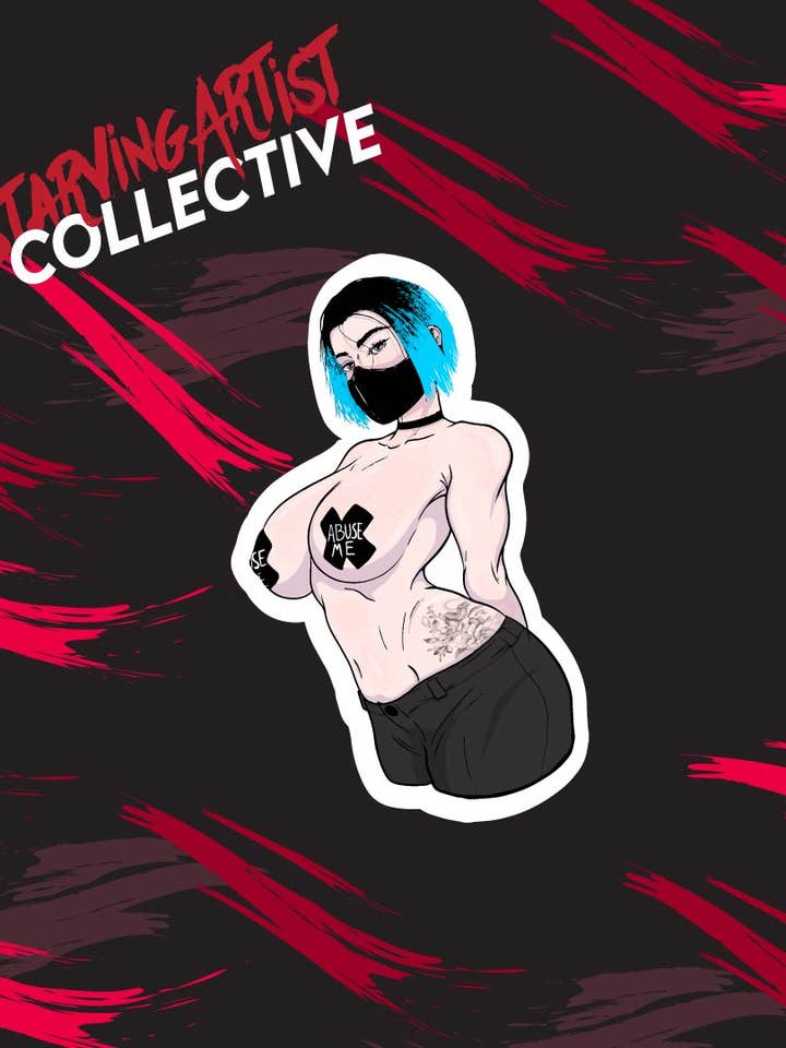 Abusa di me Goth per la vendita all'ingrosso da parte di The Starving Artist