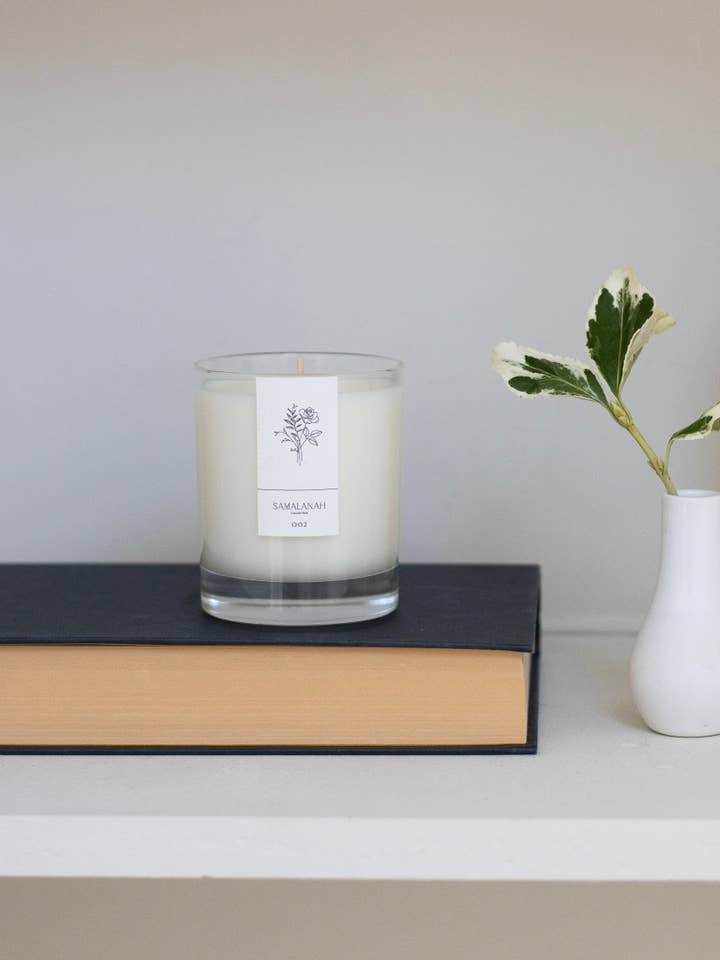 Sea Salt & Driftwood Signature Candle for wholesale by Samalanah Collection