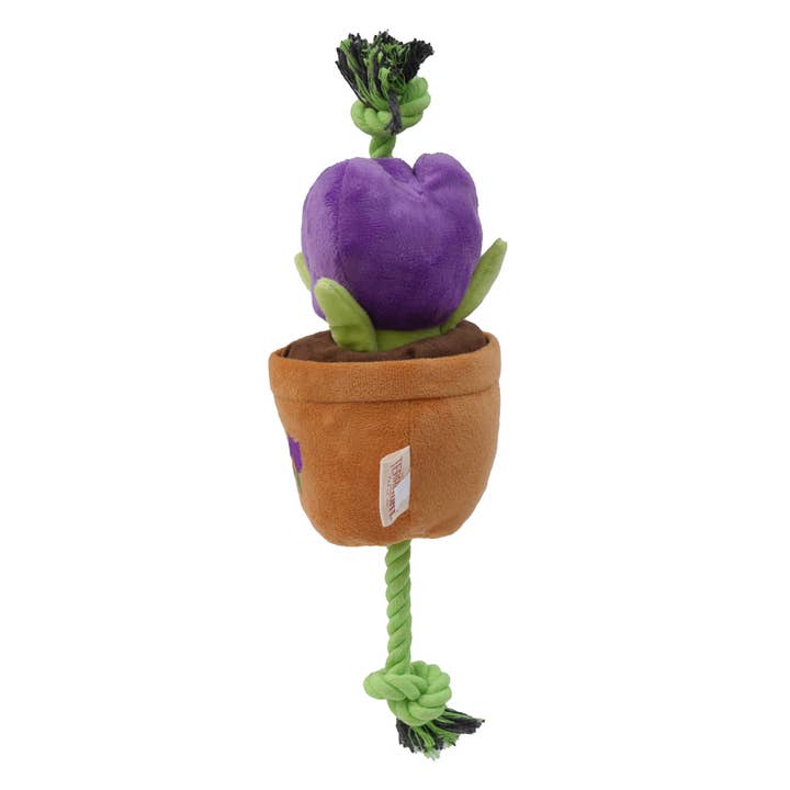 Original Territory - Wholesale Pet Rope Toy - Dog - Territory Purple Flower Treat-and-Tug Dog Toy3