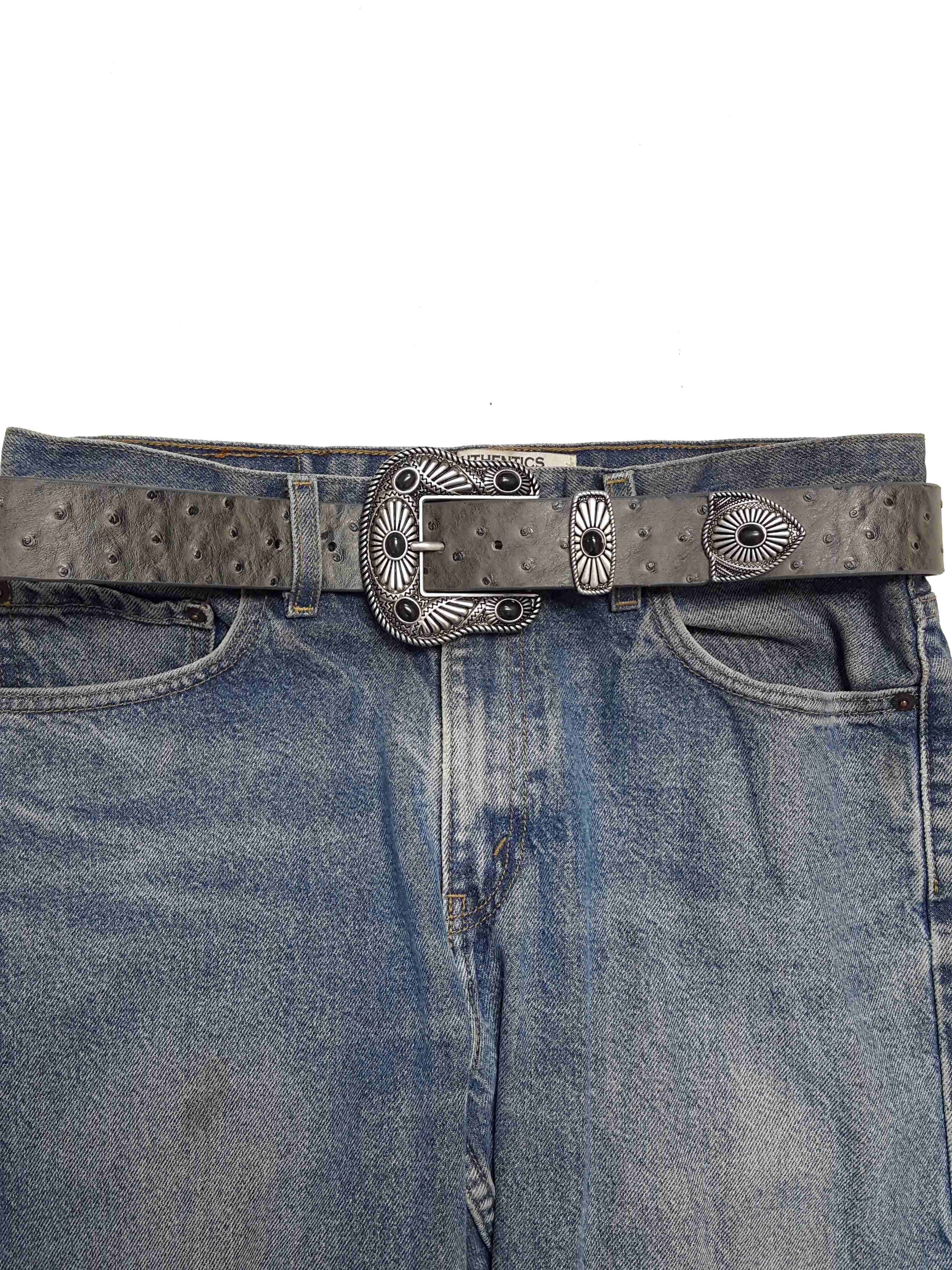 Axesoria West – Cinto - Mulher por atacado – Fivela Inspirada Navajo com Cinto de Aestruz5