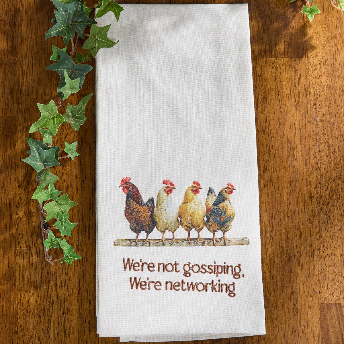 Park Designs - Wholesale Tea Towel - Four Chickens In A Row Decorative Dishtowel1