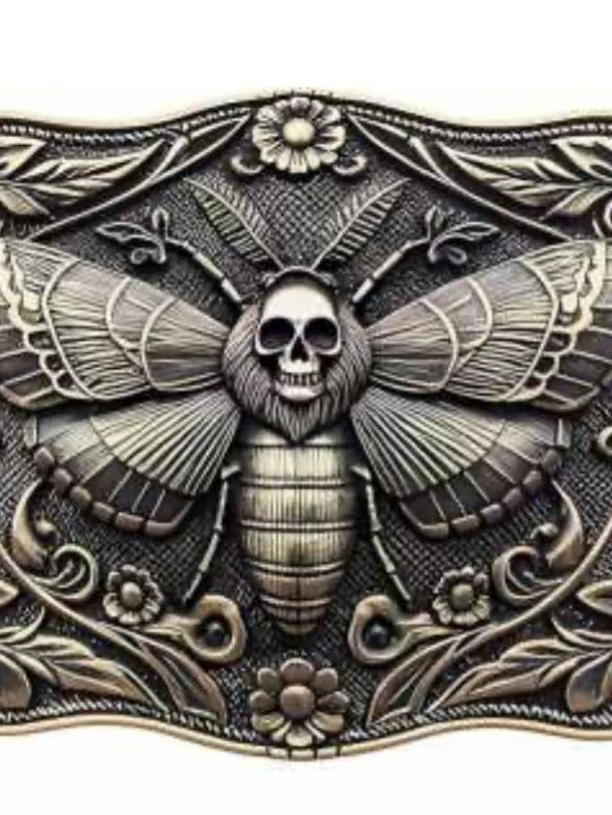 Mothman Belt Buckle 1822 BNZ for wholesale by SimpleNGreat