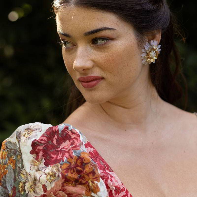 ACUS - Vente Clous d'oreille - Boucles d'oreilles Nelumbo Rose1