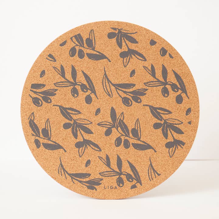 Bordsunderlägg i kork 30 cm - Olive & Pip S/4 för wholesale av LIGA