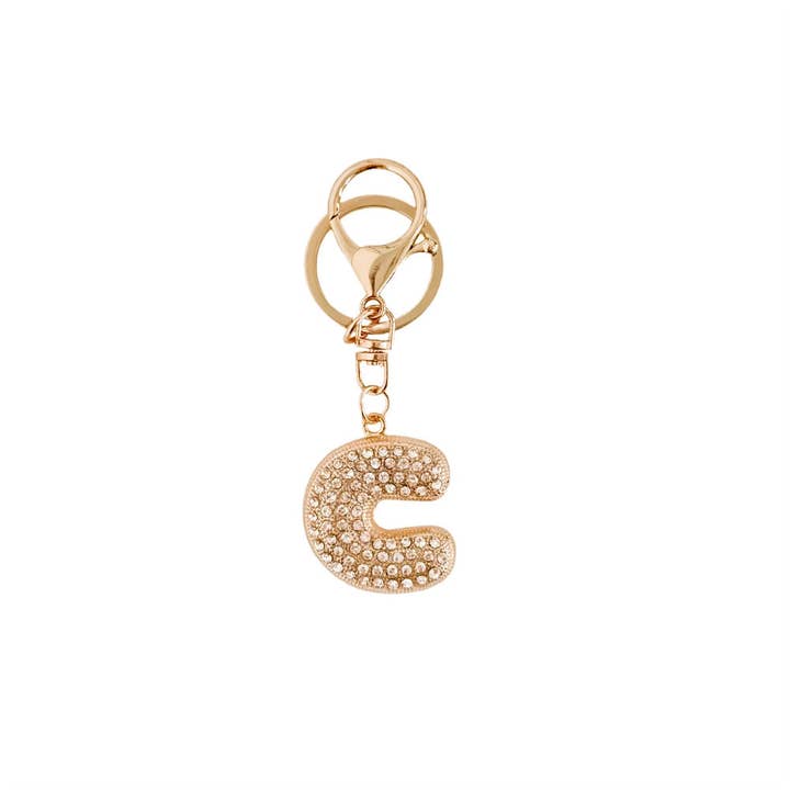 Pretty Simple - Wholesale Purse/Bag Accessory - Women's - Diamond Initial Bag Charm
