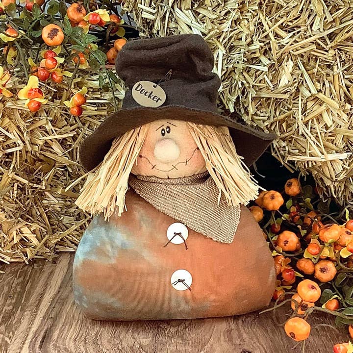 Decker the Groovy Scarecrow for wholesale by Honey and Me