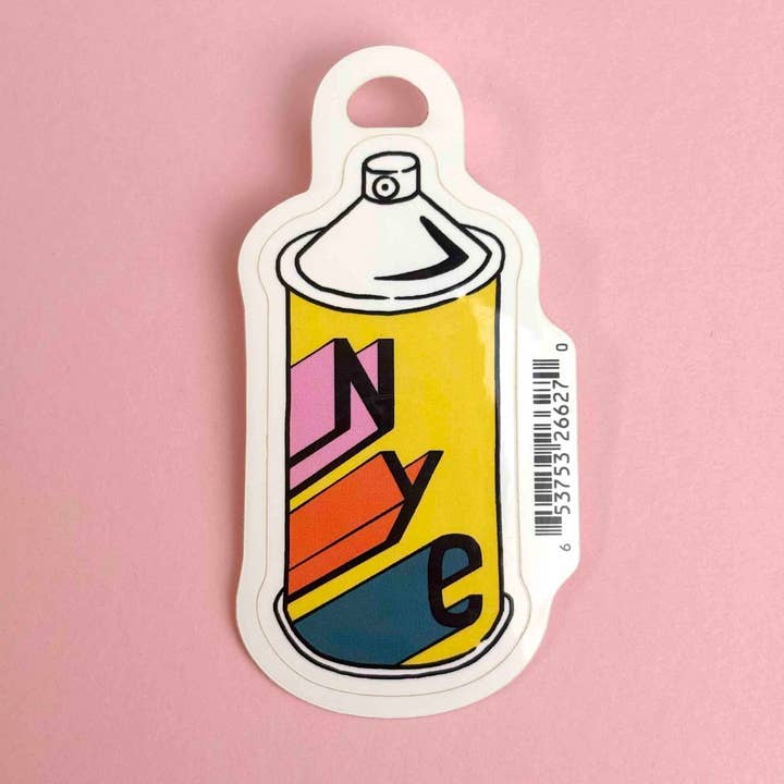 Jacqueline Colley - Wholesale Sticker - NYC Spray Paint Can Sticker0
