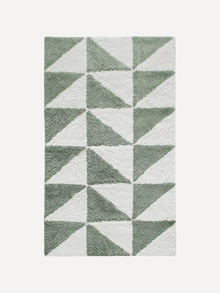 Siga Siga Rug, Celadon for wholesale by The Campbell Collection