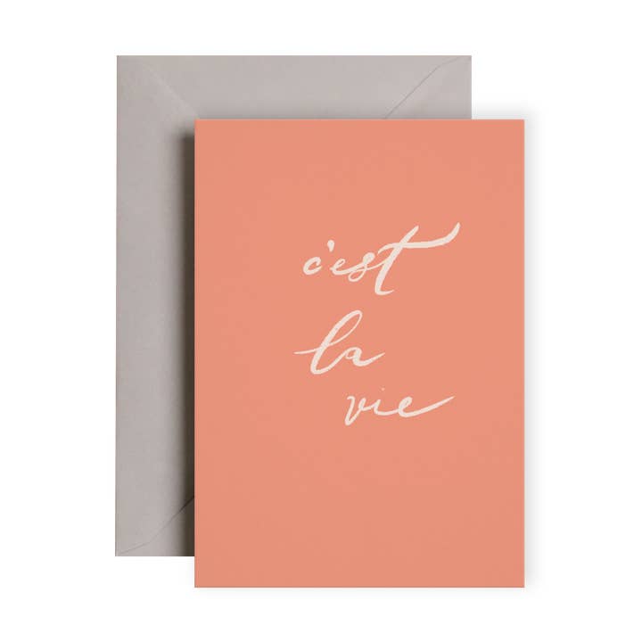 C'est La Vie Card | Travel Card | Birthday Card | Good Luck for wholesale by I am Roxanne