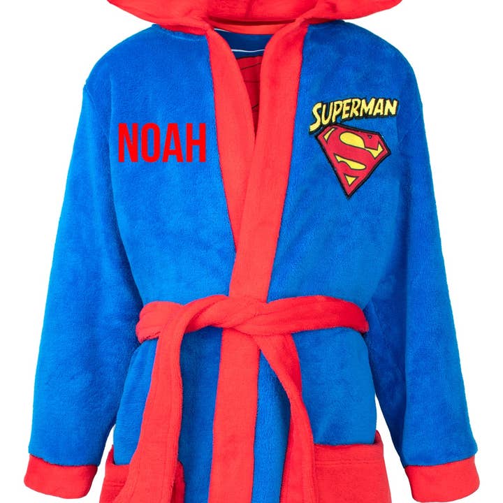 Fringoo Group Ltd - Wholesale Robe - Kids - Personalised Kids Superman Robe