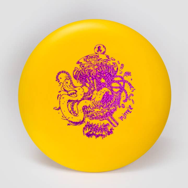 Mimic Amber Dwarven Putter with Pink Foil for wholesale by Kraken Dice