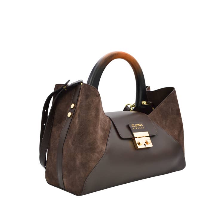 Claudia Firenze - Wholesale Top Handle Bag - Women's - Isa - Chestnut1