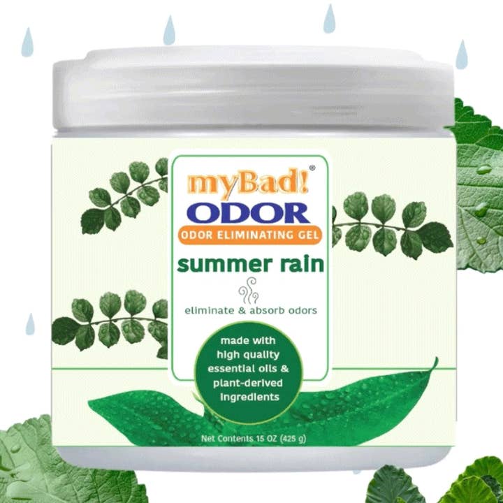 mon mauvais ! Gel éliminateur d'odeurs 15 oz - Pluie d'été pour la vente par Powerizer