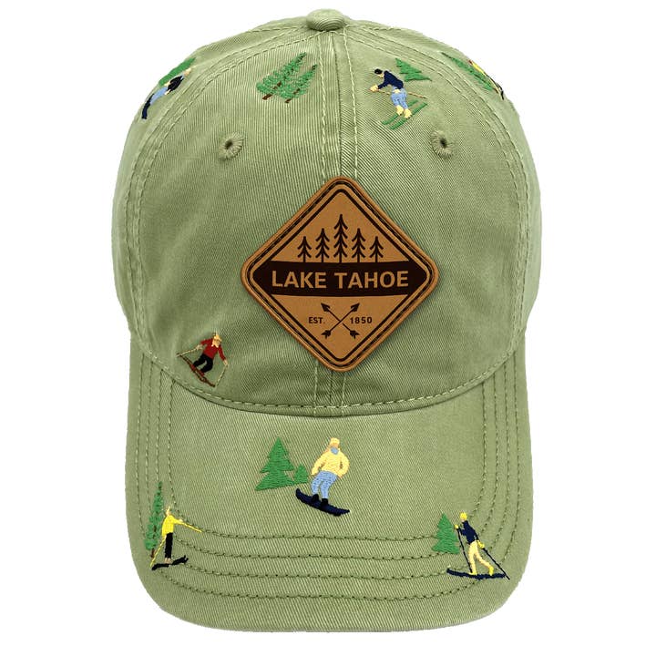 Northern Icons Creations INC - Wholesale Baseball cap – Unisex - Lake Tahoe Skiing and Snowboarding Embroidered Baseball Cap –Outdoor Adventure Hat