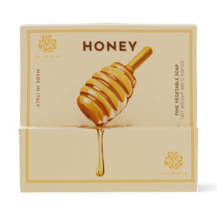 D10 | Single Vegetable Solid Soap with Honey 200g for wholesale by pirotta srl