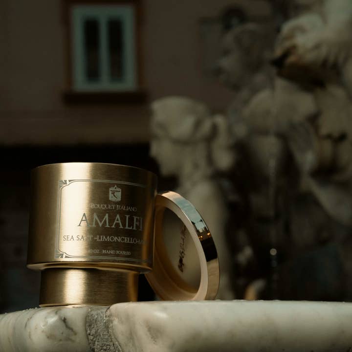 BouquetItaliano – wholesale Jar/filled candle – Amalfi Luxury Scented Candle – Italian Coastal Inspired23