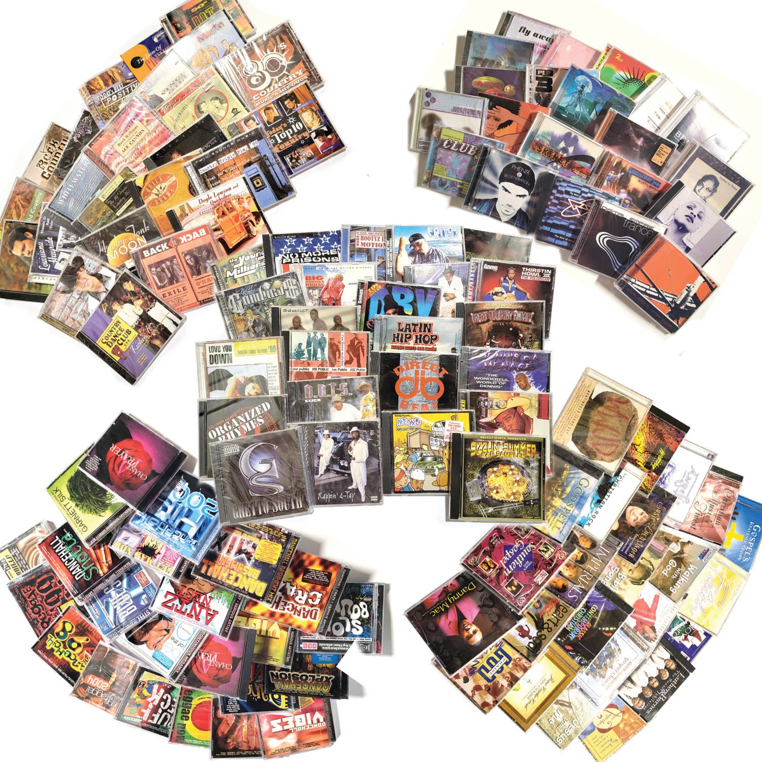 Fresh Prints of CT - Wholesale Music Accessory - Giant Vintage CD Collection Closeout4