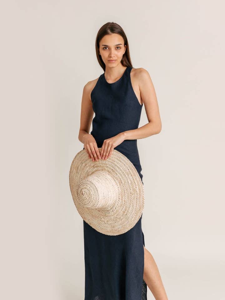 Sundown Linne Slip Klänning för wholesale av INTUITIVA