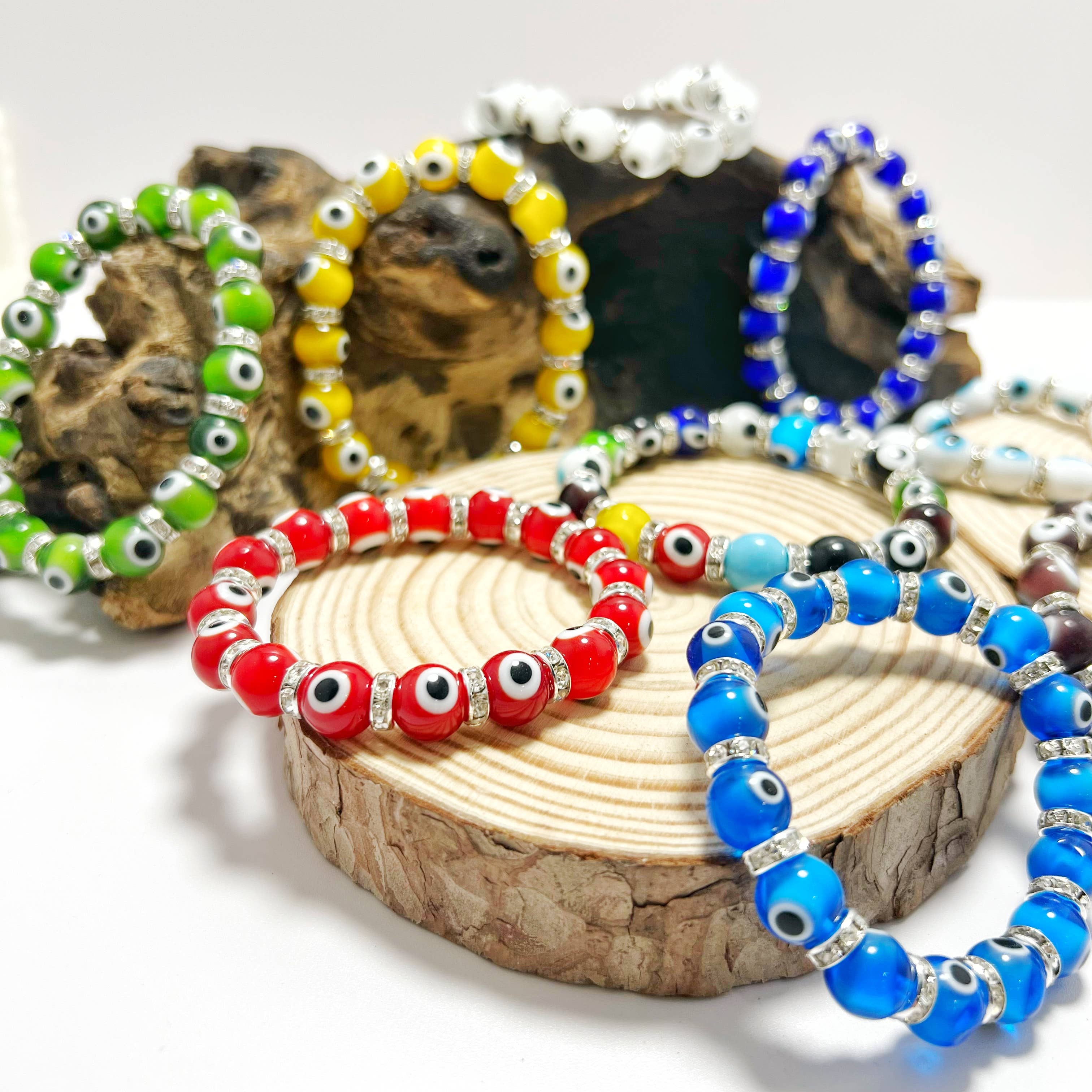 Gypsy Soul - Wholesale Beaded Bracelet - Evil Eye Bracelet - Assortment 8 Pcs1