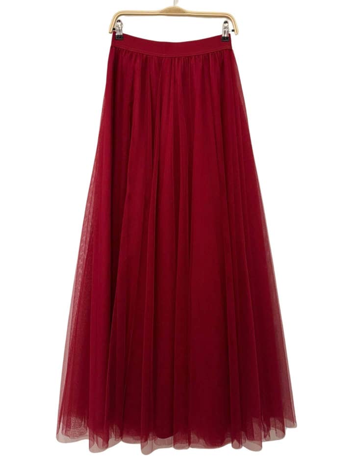 Invitadissimas - Wholesale Skirt - Women's - Long tulle skirt W90501