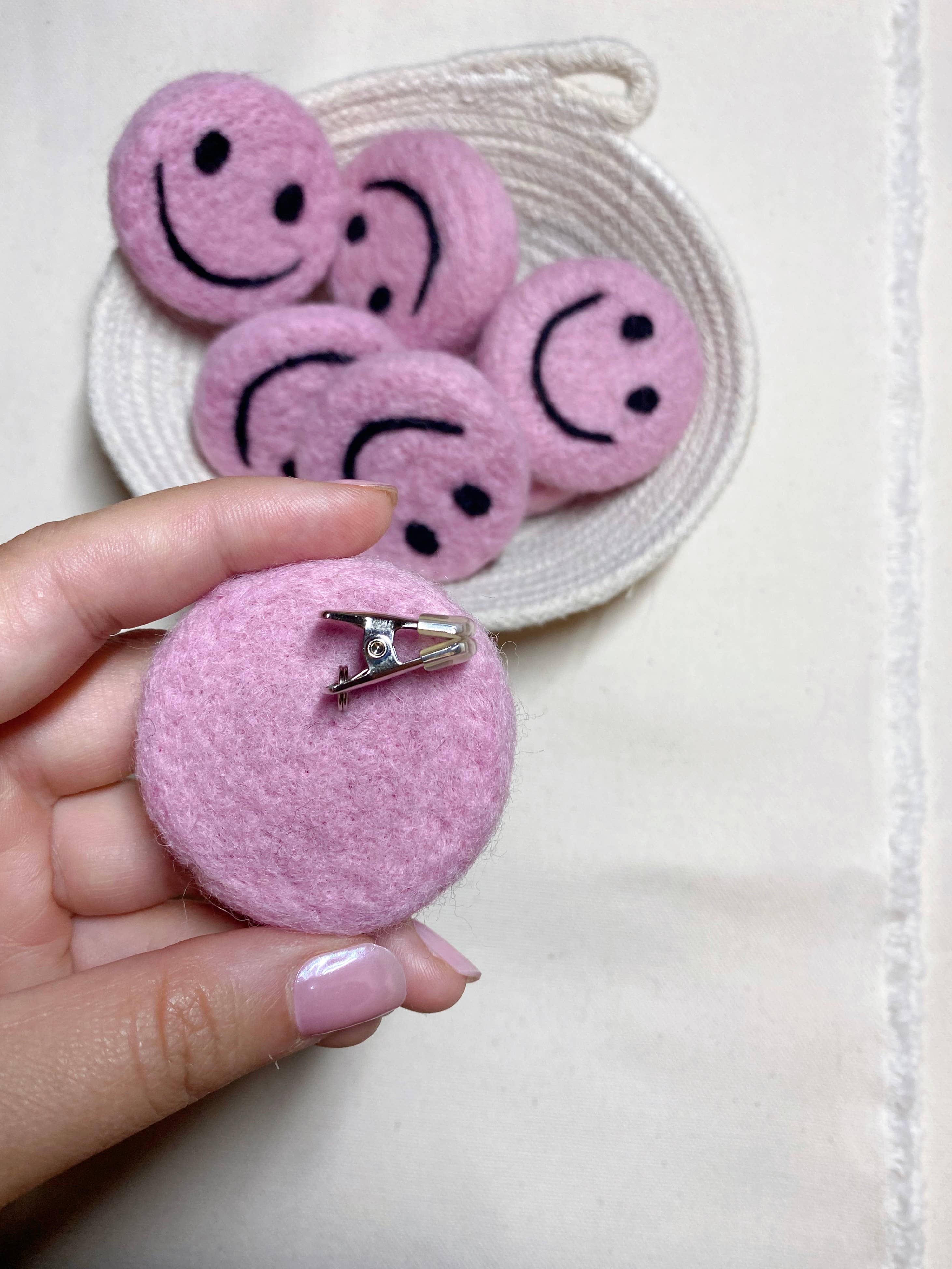 Lost Vly - Wholesale Car Freshener - Women's - Felt Smiley Face Reusable Oil Diffuser6