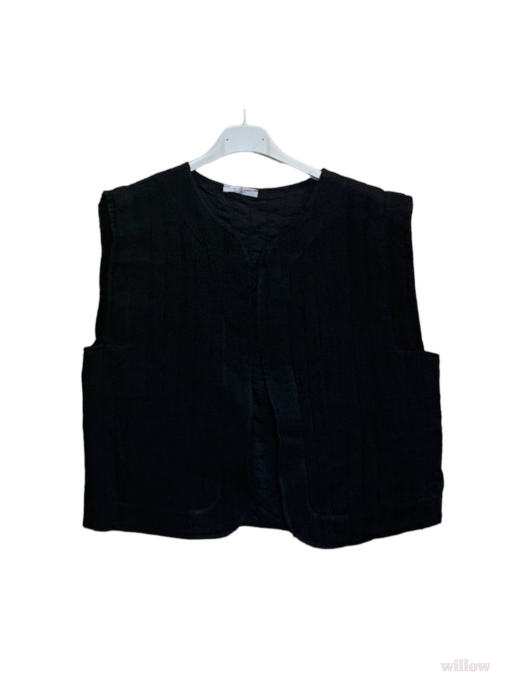 Moonsun – wholesale Väst - Dam – #5232 ärmlös väst i bomullsgaze12