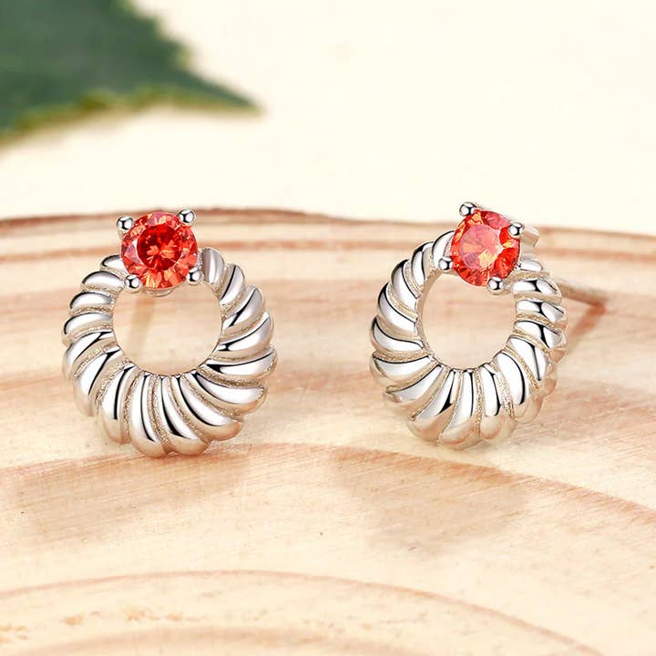 Pendientes con forma de chakra sacro (I Feel) para venta al por mayor de WonderSpark