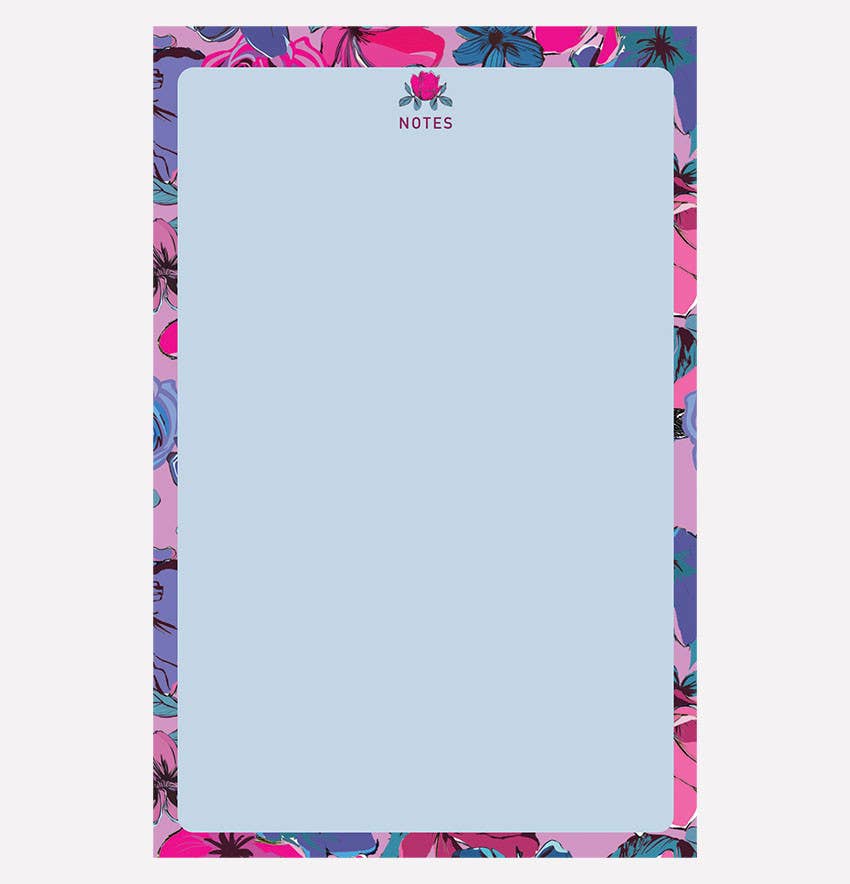 Camille’s Closet - Wholesale Stationery/Notecard Set - Rose Garden Stitched Notebook & Note Pad Set1