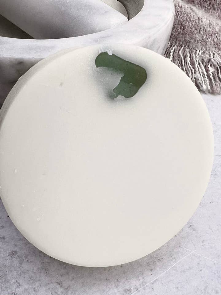 Wild Blueberry Conditioner Bar with Hidden Sea Glass for wholesale by Fairyland Glade