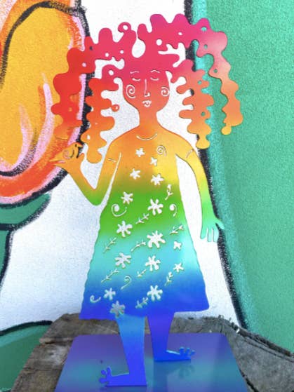 Singing to Sparrows for wholesale by Garden Deva Sculpture Co.