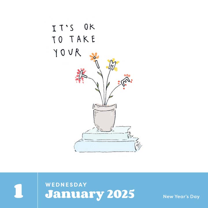 Union Square & Co. - Wholesale Calendar - 365 Gentle Reminders: Daily Positive Affirmations 2025