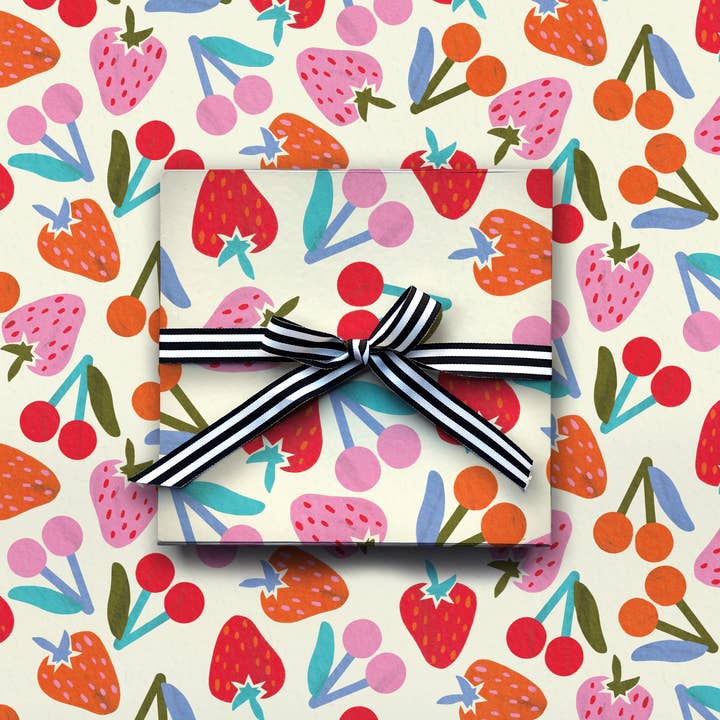 Lovely Fruits Wrap for wholesale by The Paper Curator