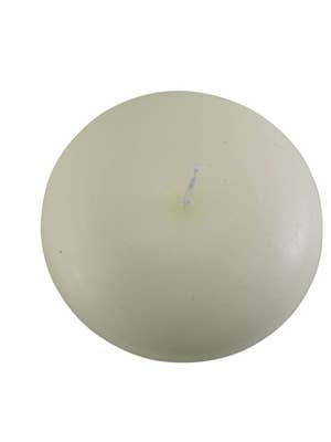 Candele galleggianti bianche non profumate C1330wt Lg, 2 confezioni da 8 per la vendita all'ingrosso da parte di Biedermann & Sons