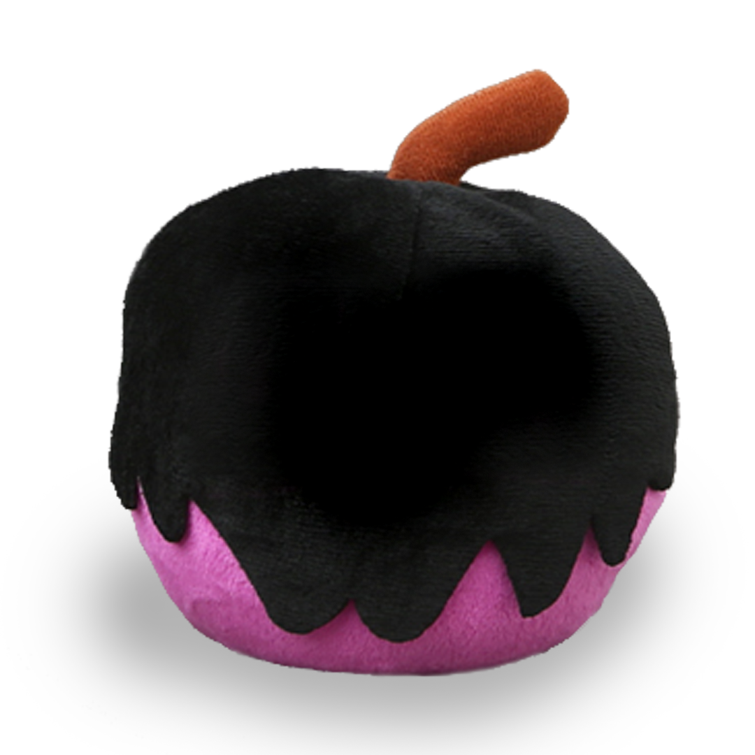 MaterialJill - Wholesale Stuffed/Plush Toy - Kids & Baby - 6" Halloween Plush - Poison Skull Apple - Purple2