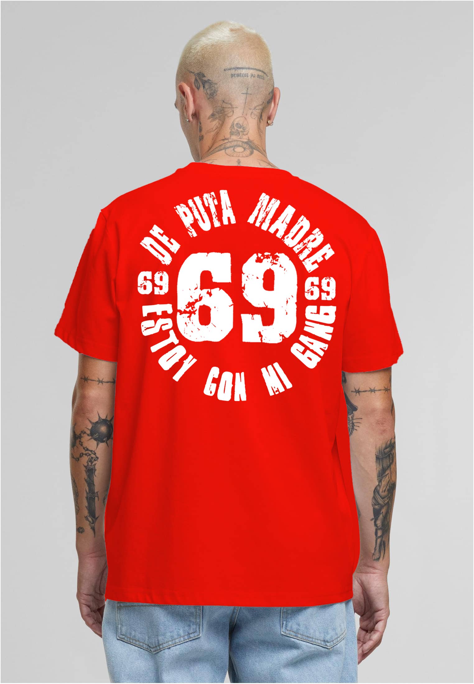 De Puta Madre 69 – wholesale T-shirt (graphic) – men's – DE PUTA MADRE 69 Crew Neck T-Shirt I'M WITH MY GANG10
