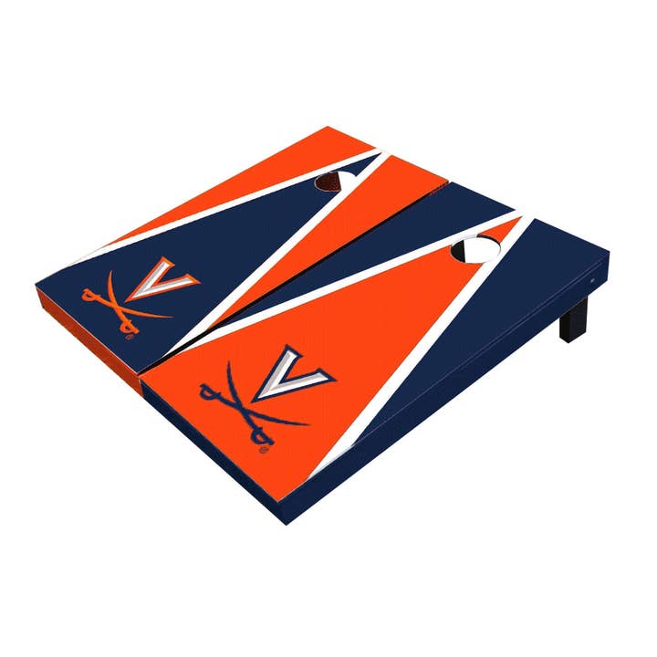 Virginia Cavaliers Triangle All-Weather Cornhole Set for wholesale by Skip's Garage