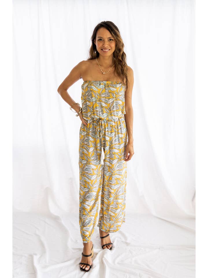 Lani Lau Hawaii - Wholesale Jumpsuit - Women's - Plumeria Holo Romper