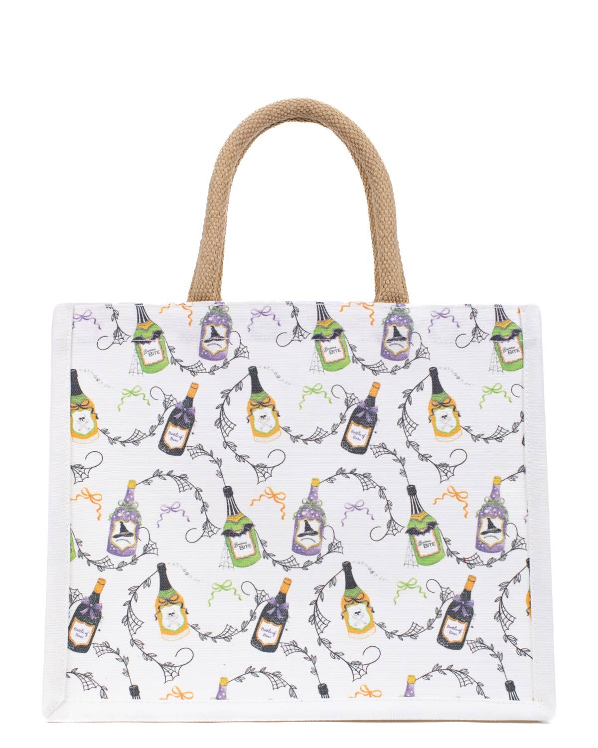 The Royal Standard - Wholesale Tote Bag - Women's - Pick Your Poison Gift Tote   White/Multi   12x10x81