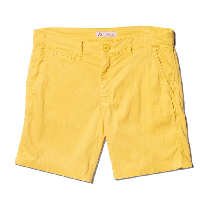 Calções Jacquard Bruno - Amarelo por atacado de EIGHT X