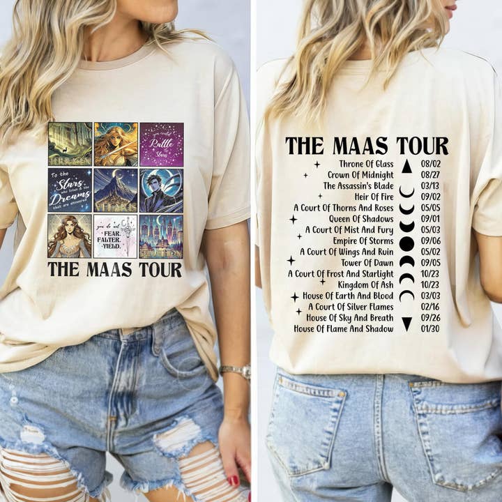 The Maas Tour T-Shirt - Acotar Crescent City Bookish Gift for wholesale by TheKingShirt