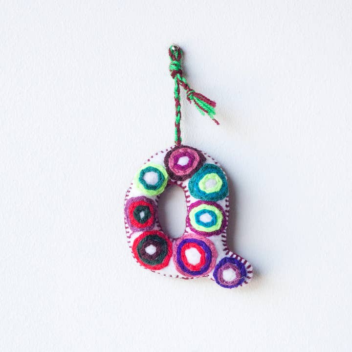 Jitana - Wholesale Ornament - Embroidered Felt Letter17