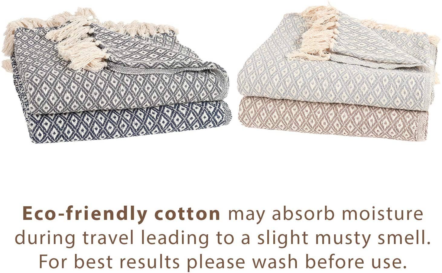 Arkwright Home - Wholesale Throw Blanket - Throw Blanket, Patterned Cotton with modern design33