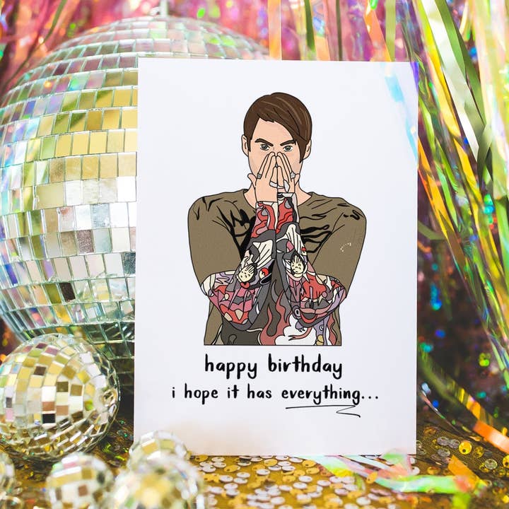 Stefon SNL Birthday Card for wholesale by Sarah Pilar