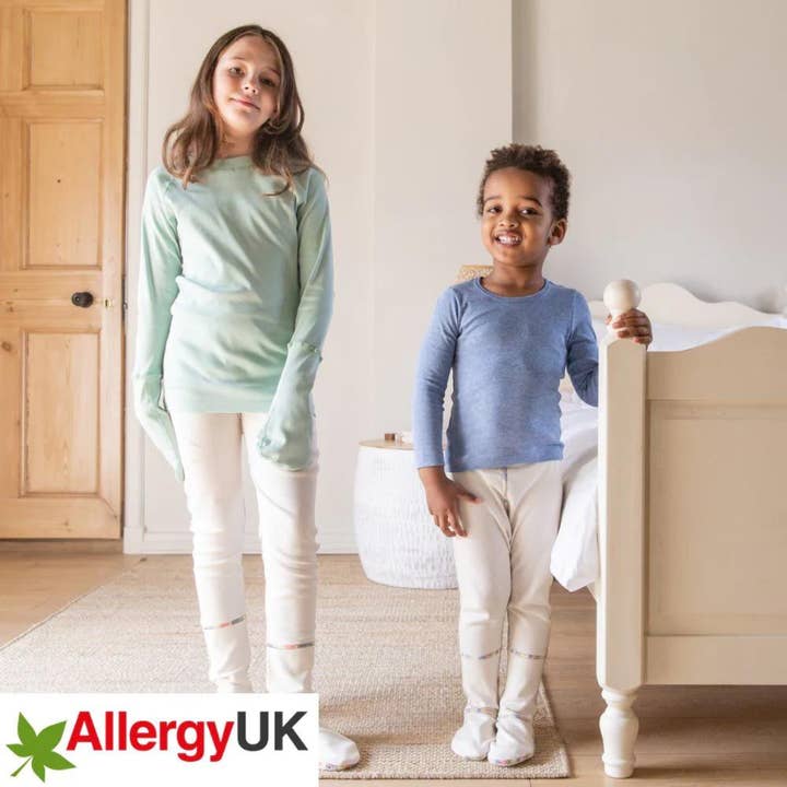 Eczema Ankle Protect PJ bottoms Natural for wholesale by Cotton Comfort